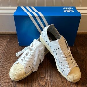 Adidas Superstar 80s Cutout White 8.5 NEW